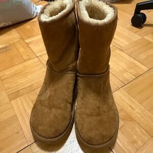 UGG Cozy Tan Shearling Boots